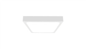 Plafoniera Led 30W 3000Lm 4000K Ip44 Kwadrat Mleczny Biała Ramka Z...