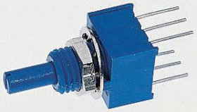 Potencjometr 5 kΩ typ Obrotowa Bourns 1 średnica wału 3.18 mm 2 0.25 W długość wału 12.7 mm 3310H-001-502L Montaż na