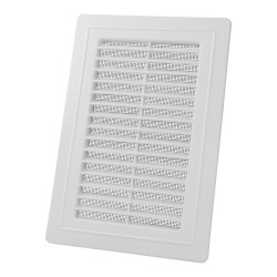 Kratka wentylacyjna na komin 140x210mm biała skośna płaska 02-033 AirRoxy 02-340