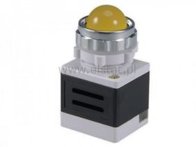 Kontrolka; AD1125/40 LED 20mm; żółta; 230V
