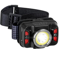 Latarka czołowa akumulatorowa z czujnikiem ruchu XTE5W + COB10W VA0025 VAYOX