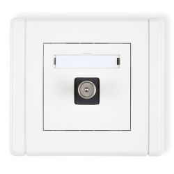 Gniazdo antenowe TV pojedyncze