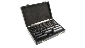 Zestaw Płytek Wzorcowych, Jednostki Metryczne, Elementy: 87, Stal