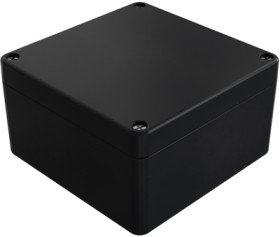 Polyester EX enclosure, (L x W x H) 160 x 160 x 91 mm, black (RAL 9011), IP66, 261616090