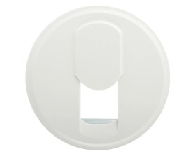 CELIANE Plakietka gniazda telefonicznego biała 068237