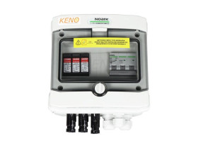 Skrzynka przyłączeniowa PV DC+AC hermetyczna z ogranicznikiem przepięć 1000V typu 2 2x łańcuch PV 1x MPPT 20A 3F