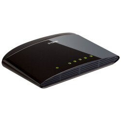 D-Link DES-1005D/B D-Link 5-Port Fast Ethernet Unmanaged Desktop Switch