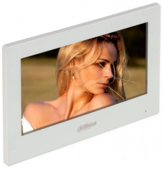 Monitor wideodomofonowy kolorowy, PoE, bezsłuchawkowy 7 TFT, 1024x600, kolor biały, WiFi, DAHUA