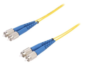 FIBRAIN-PATCH-032 Patch cord światłowodowy FC/UPC,z obu stron 5m żółty Gold