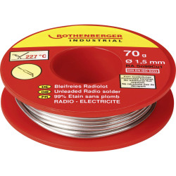 Rothenberger 1000002351 Lead-Free Solder 70g SN99Cu1
