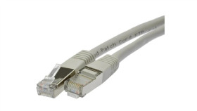 Patchcord Ftp Kat.6 Kabel Sieciowy Lan 2X Rj45 Linka Szary 0,25M