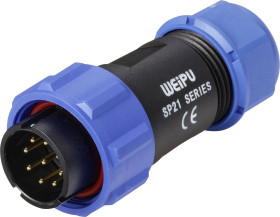 Złącze IP68 seria SP21 Weipu SP2110 / P 9 II, 1 szt.