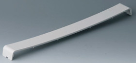 Enclosure strip, straight, ABS, (L x W x H) 365.9 x 35 x 22.9 mm, gray white, A0116370