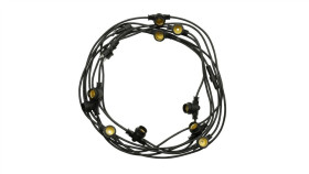 Girlanda Ogrodowa Ozdobny Łańcuch O Długości 5M / 10X E27 230V Ip44