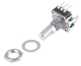 Enkoder mechaniczny obrotowy 24 imp/obr Płaski 6 mm Bourns THT