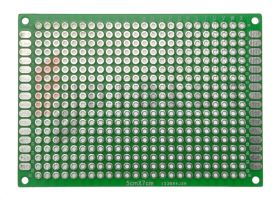 Uniwersalna dwustronna płytka drukowana PCB 5x7cm 432 pól otworów cynowanych pól kontaktowych