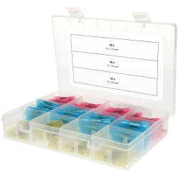 KS Tools 970.0790 Assortment Shrink Butt Connectors, 0.5 mm² - 6.0 mm², 200 Pcs