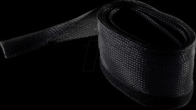 BS35092-5 Cable duct, flexible, black, 51 mm, 5.0 m