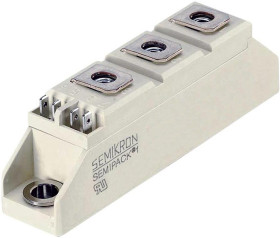 Moduł tyrystorowy podwójny SKKT 106/18 E 600 A 1800 V Semikron Danfoss SCR 150 mA 22 kA A-42