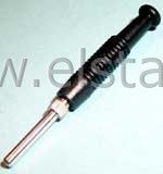 Wtyk banan mini czarny MST 3 2mm