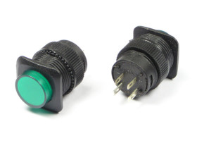 Przełącznik tablicowy PBS-13BG 250V AC podświetlany OFF-(ON)