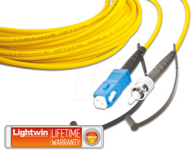 LSP-50 SC-ST 1.0 Simplex fibre optic patch cable, MM OM2, SC - ST, 1.0 m