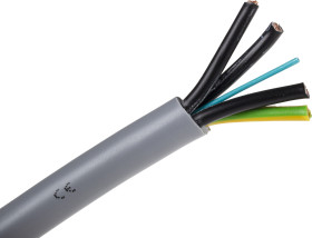 Control Cable liczba żył 4 4 mm² Nieekranowany RS PRO 34 A średnica zew 10.8mm Szary