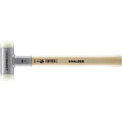 Halder 3366.040 SUPERCRAFT Soft-face Hammer, Ergonomic, Kickback-free