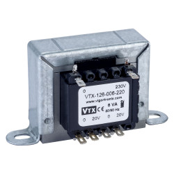 Vigortronix VTX-126-006-220 Chassis Transformer 230V 6VA 20V&#x2B;20V