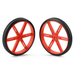 Pololu Wheel 90x10mm Pair - Red