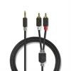 Przyłącze Jack 3.5mm wtyk - 2xRCA wtyk 3,0m CABW22200AT30