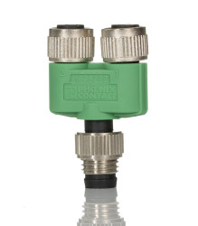 Złącze okrągłe, M8 - 3-stykowe żeńskie M8 (2), 60 V, 4A