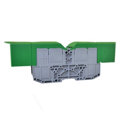 Złączka śrubowa skręcana z końcówką oczkową MRK 240mm2 zielona, T0-2469-1030123