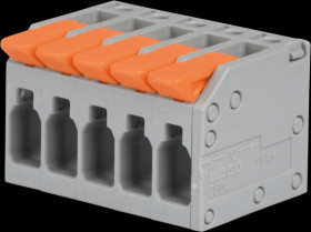 2604-3105 PCB terminal block with Lever and push-in CAGE CLAMP