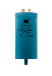 Kondensator foliowy 30μF 440V ac RS PRO Polipropylenowe Montaż śrubowy ±10