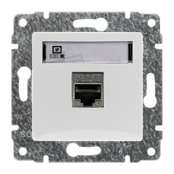 VENA Gniazdo komputerowe poj RJ45 kat 5 bez ramki kat. 5e nieekranowane 510261