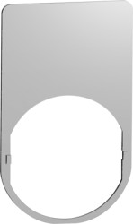 Label holder, 30 x 50 mm, metal, for Harmony XB4/XB5, ZBYM6101