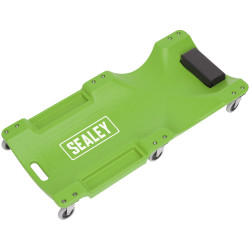 Sealey SCR80HV Composite Creeper with 6 Wheels - Hi-Vis Green