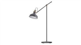 Lampa Podłogowa E27 Arthur 150 Cm Ciemno Szary Z7610