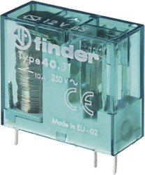 Finder 40.31.6.024.0000 Przekaźnik SMT 24 V/AC, 24 V/DC 10 A 1 zestyk przełączny 1 szt.