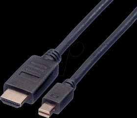 04.11.93 Mini DisplayPort 1.1 to HDMI A connector, 1080p 60 Hz, 4.5 m