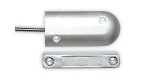 Metalowy Garażowy, 60Mm, Nc, Szary, Przewód W Osłonie Metalowej Mv-M427