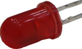 Dioda LED 5mm czerwona migająca dyfuzyjna