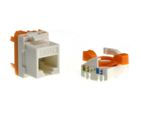 Moduł keystone RJ45 UTP kat.5e nieekranowany przekręcany NEKU