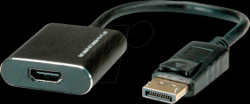 03.12.64 DisplayPort adapter, DP plug to HDMI socket