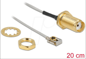 89930 Antenna Cable SMA jack bulkhead to MHF®