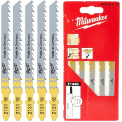 Brzeszczot szybkotnący do wyrzynarki do drewna 75/4mm op. 5szt MILWAUKEE