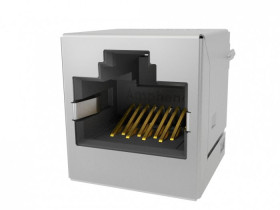 Złącze Ethernet Żeński Złącze we/wy Przewlekany Cat5e Amphenol Communications Solutions 1-żyłowe