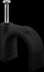 64686 Cable clamp 16 mm black box of 100 pcs