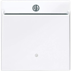 Płytka centralna łącznika hotelowego, biały active System M 315625